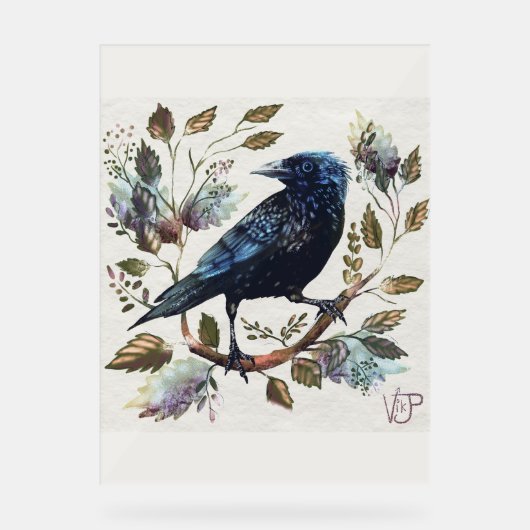 Crow Acrylschild (Vorderseite)