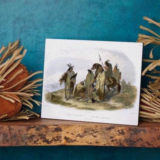 Crow Amerikanische Ureinwohner, Platte 13 aus Band Fotoplatte (Seite)