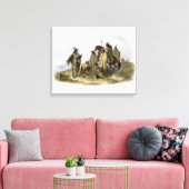 Crow Amerikanische Ureinwohner, Platte 13 aus Band Leinwanddruck (Insitu (Wohnzimmer))