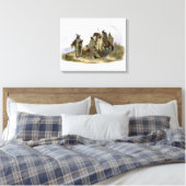 Crow Amerikanische Ureinwohner, Platte 13 aus Band Leinwanddruck (Insitu (Schlafzimmer))