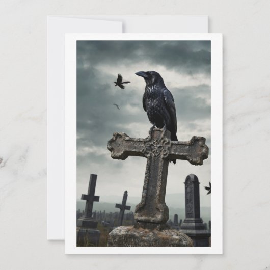 Crow and Cross Einladung (Vorderseite)