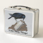 Crow and Harmonica Metal Lunch Box (Vorderseite)