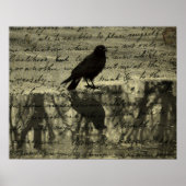 Crow and Poe Papers Poster (Vorne)