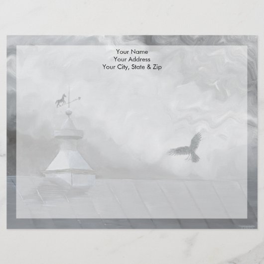 Crow and Weather Vane Briefkopf (Vorderseite)