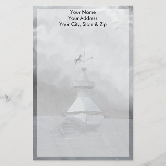 Crow and Weather Vane Briefpapier (Vorderseite)