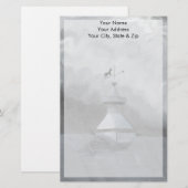 Crow and Weather Vane Briefpapier (Vorne/Hinten)