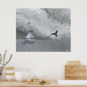 Crow and Weather Vane Poster (Küche)