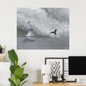 Crow and Weather Vane Poster (Heimbüro)