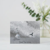 Crow and Weather Vane Postkarte (Stehend Vorderseite)