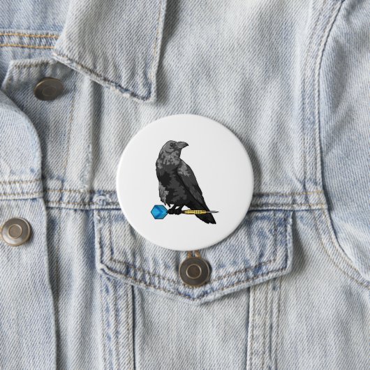 Crow at Darts with Dart Button (Beispiel)