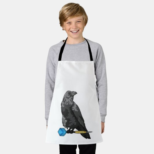 Crow at Darts with Dart Schürze (Getragen)