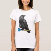 Crow at Darts with Dart T-Shirt (Vorderseite)