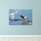 Crow auf Mutiny Bay Leinwanddruck (Insitu (Holzboden))