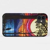 Crow auf Verzweigung Case-Mate iPhone Hülle (Rückseite (Horizontal))