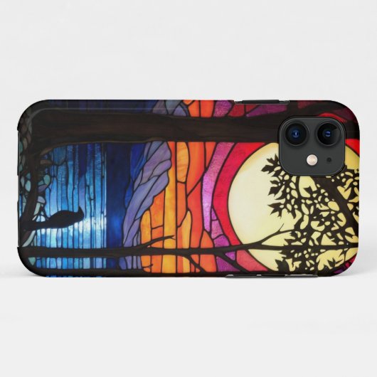 Crow auf Verzweigung Case-Mate iPhone Hülle (Rückseite (Horizontal))