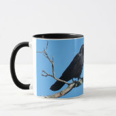 Crow auf Zweig Tasse (Links)