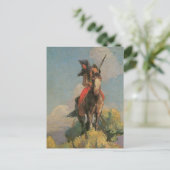 Crow Ausreißer Postkarte (Stehend Vorderseite)