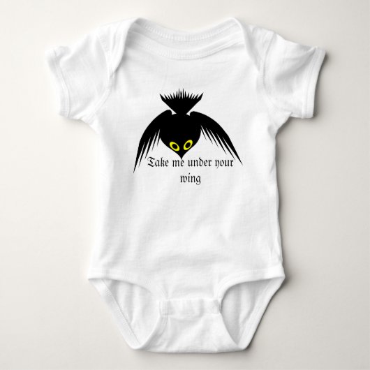 Crow Baby Strampler (Vorderseite)