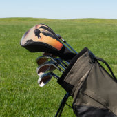 Crow bei Sonnenaufgang Golf Headcover (In SItu)