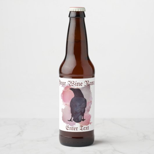 Crow Bierflaschenetikett (Vorderseite)