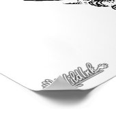 Crow Bird Art Poster (Ecke)