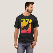 Crow Bird Retro-Kostüm T-Shirt (Vorne ganz)