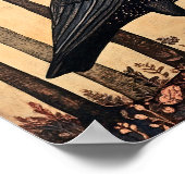 Crow Bird Whimsical Painting Poster (Ecke)