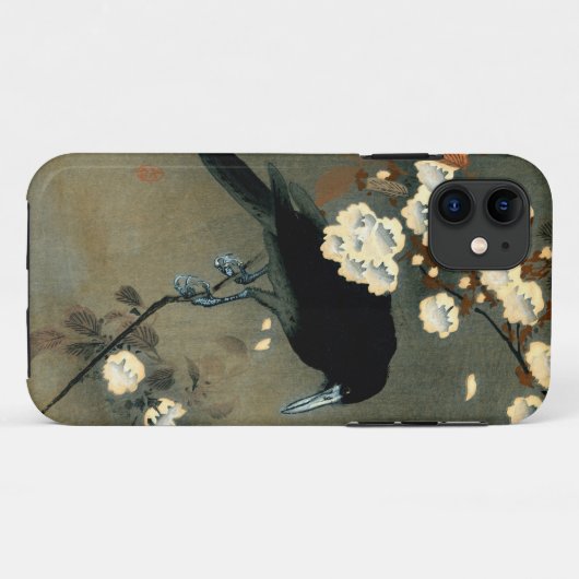 Crow & Blossom von Ohara Koson (1910) Case-Mate iPhone Hülle (Rückseite (Horizontal))