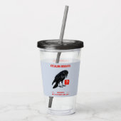 Crow Business Intelligence-Analyst Acryltrinkbecher (Rückseite)