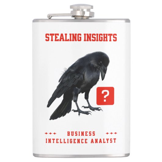 Crow Business Intelligence-Analyst Flachmann (Vorderseite)