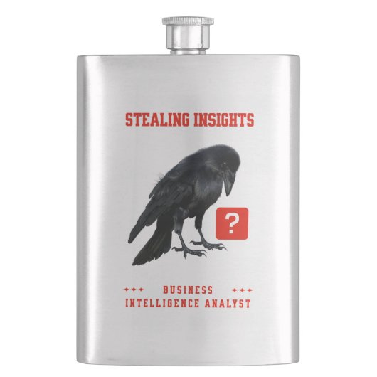 Crow Business Intelligence-Analyst Flachmann (Vorderseite)