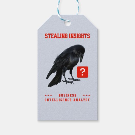 Crow Business Intelligence-Analyst Geschenkanhänger (Vorderseite)