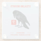 Crow Business Intelligence-Analyst Glasuntersetzer (Rückseite)