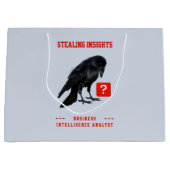 Crow Business Intelligence-Analyst Große Geschenktüte (Vorderseite)