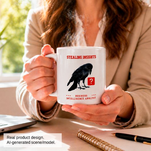Crow Business Intelligence-Analyst Jumbo-Tasse