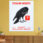 Crow Business Intelligence-Analyst Leinwanddruck (Insitu (Wohnzimmer))