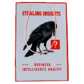 Crow Business Intelligence-Analyst Mittlere Geschenktüte (Vorderseite)