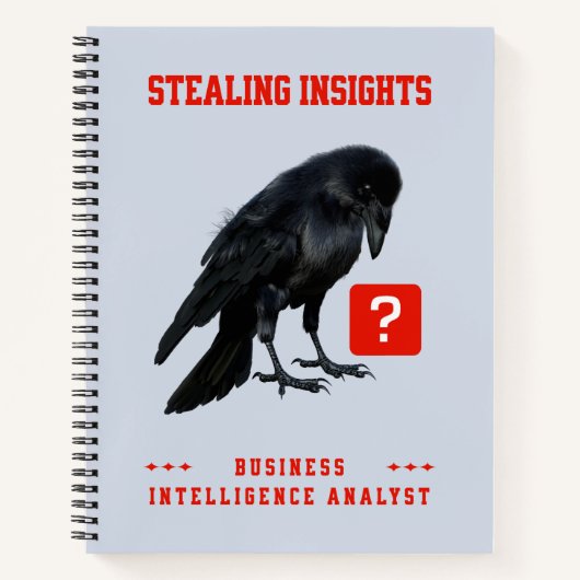 Crow Business Intelligence-Analyst Notizblock (Vorderseite)