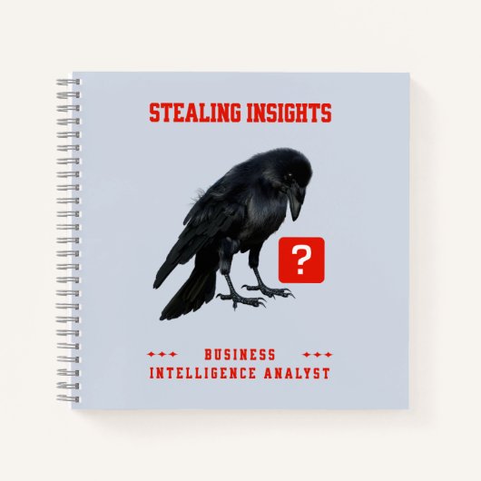 Crow Business Intelligence-Analyst Notizblock (Vorderseite)