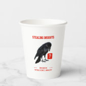 Crow Business Intelligence-Analyst Pappbecher (Rückseite)