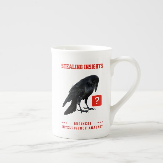 Crow Business Intelligence-Analyst Porzellantasse (Rechts)