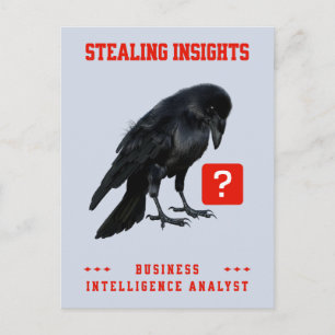 Crow Business Intelligence-Analyst Postkarte
