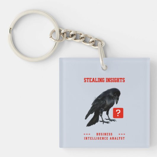 Crow Business Intelligence-Analyst Schlüsselanhänger (Vorderseite)