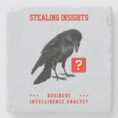 Crow Business Intelligence-Analyst Steinuntersetzer (Vorderseite)