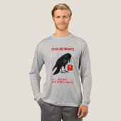 Crow Business Intelligence-Analyst Tri-Blend Shirt (Volle Vorderseite)