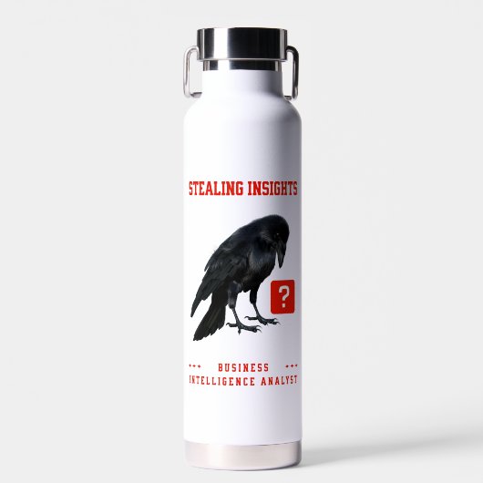 Crow Business Intelligence-Analyst Trinkflasche (Vorne)
