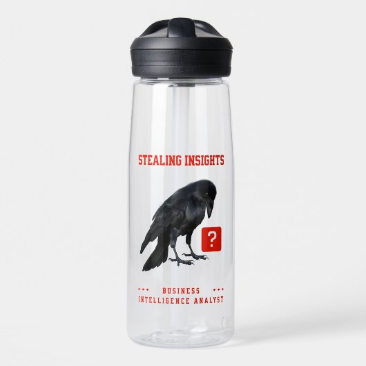 Crow Business Intelligence-Analyst Trinkflasche (Vorne)