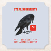 Crow Business Intelligence-Analyst Untersetzer (Vorderseite)