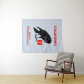 Crow Business Intelligence-Analyst Wandteppich (Beispiel (Horizontal))