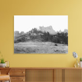 Crow Butte bei Ft. Robinson Fotograph Leinwanddruck (Insitu (Wohnzimmer))